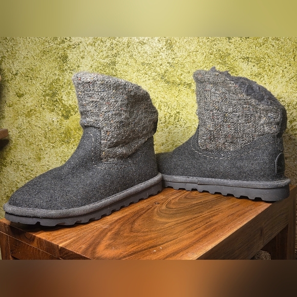 Like New!! BearPaw Virginia Gray II Winter Boots Sz 6 - Picture 4 of 12